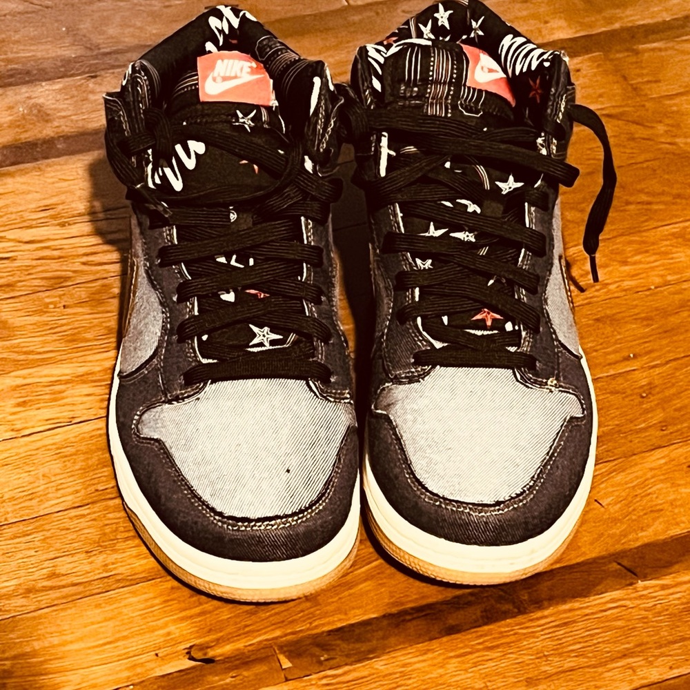 Nike Dunks Dark and Light blue Denim - Picture 2 of 7